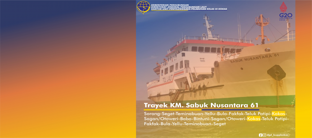 LAYANAN KAPAL PERINTIS KM. SABUK NUSANTARA 61