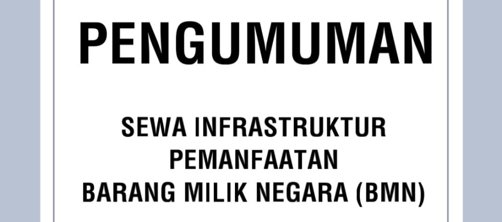 SEWA INFRASTRUKTUR DALAM RANGKA PEMANFAATAN BARANG MILIK NEGARA (BMN) PELABUHAN AMBORAWANG LAUT SAMBOJA