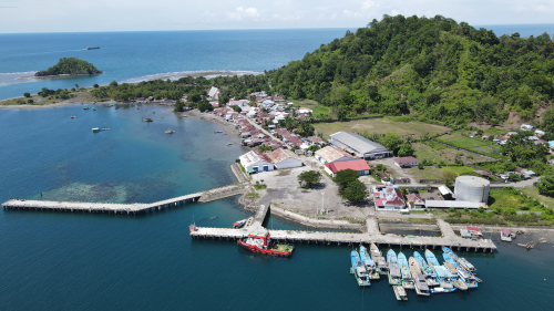 Foto Fasilitas Exsisting Pelabuhan Labuan Uki