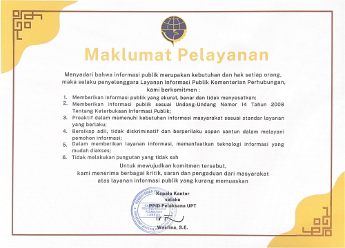 MAKLUMAT PELAYANAN