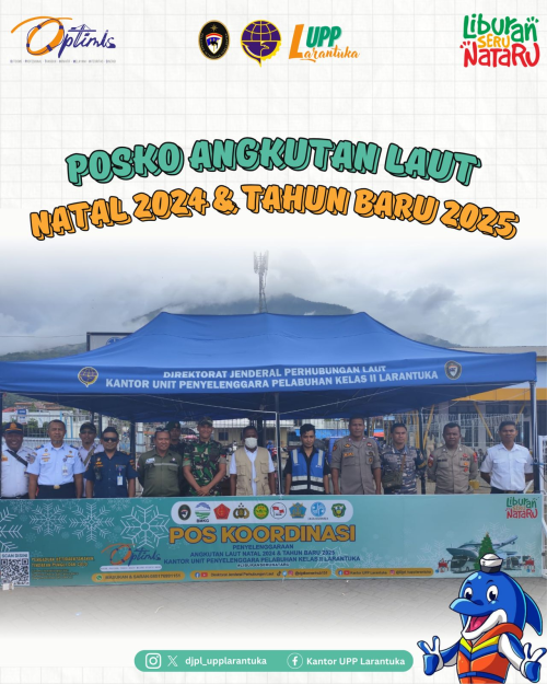 Pos Koordinasi Angkutan Laut Natal 2024 & Tahun Baru 2025
