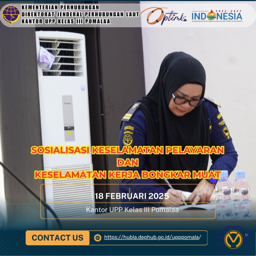 Sosialisasi Keselamatan Pelayaran Dan Keselamatan Kerja Bongkar Muat