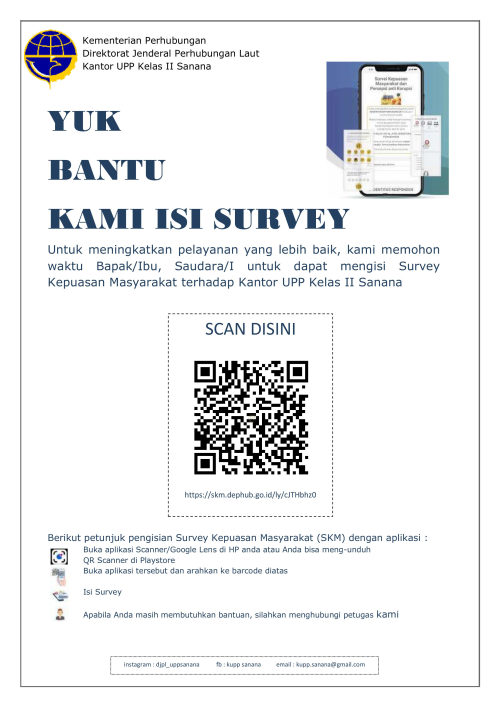 Survey Kepuasan Masyarakat Kantor UPP Sanana