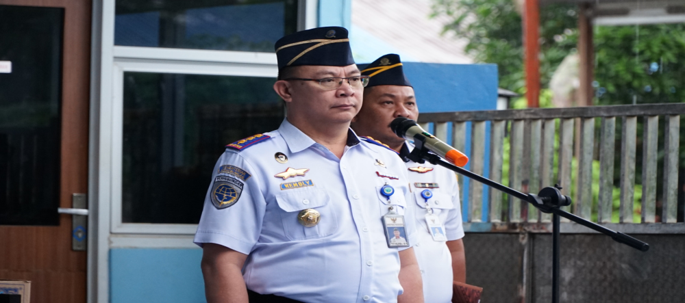 UPACARA DI KANTOR KSOP KELAS III SATUI