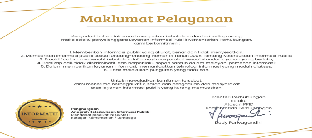 Maklumat Pelayanan Publik