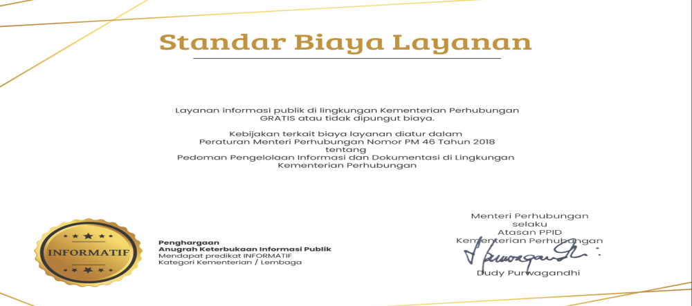 Standar Biaya Layanan Publik