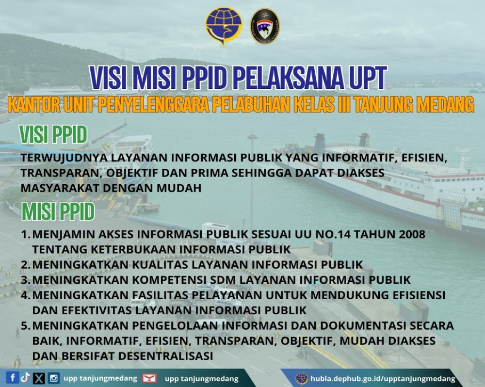 Visi dan Misi PPID Pelaksana UPT