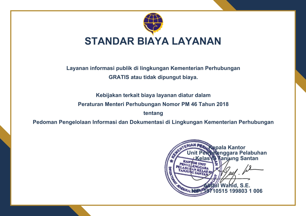 Standar Biaya Perolehan Informasi Publik