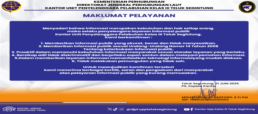 Maklumat Pelayanan
