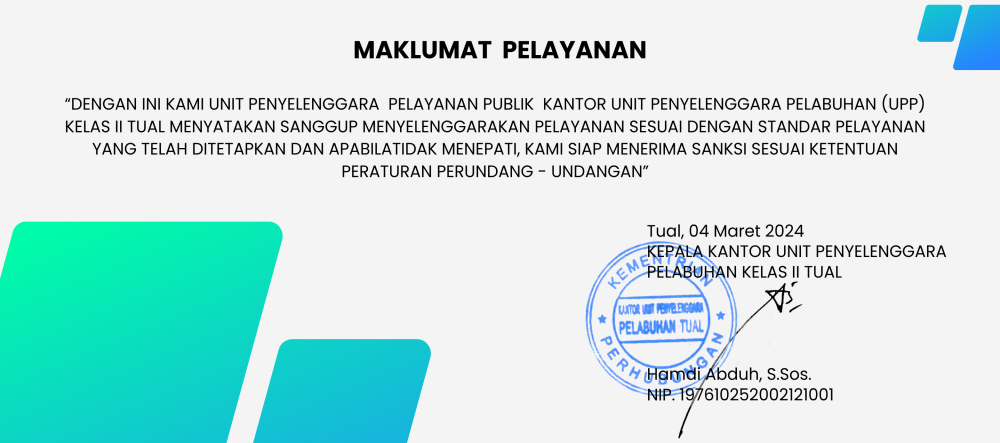 Maklumat Pelayanan 2024